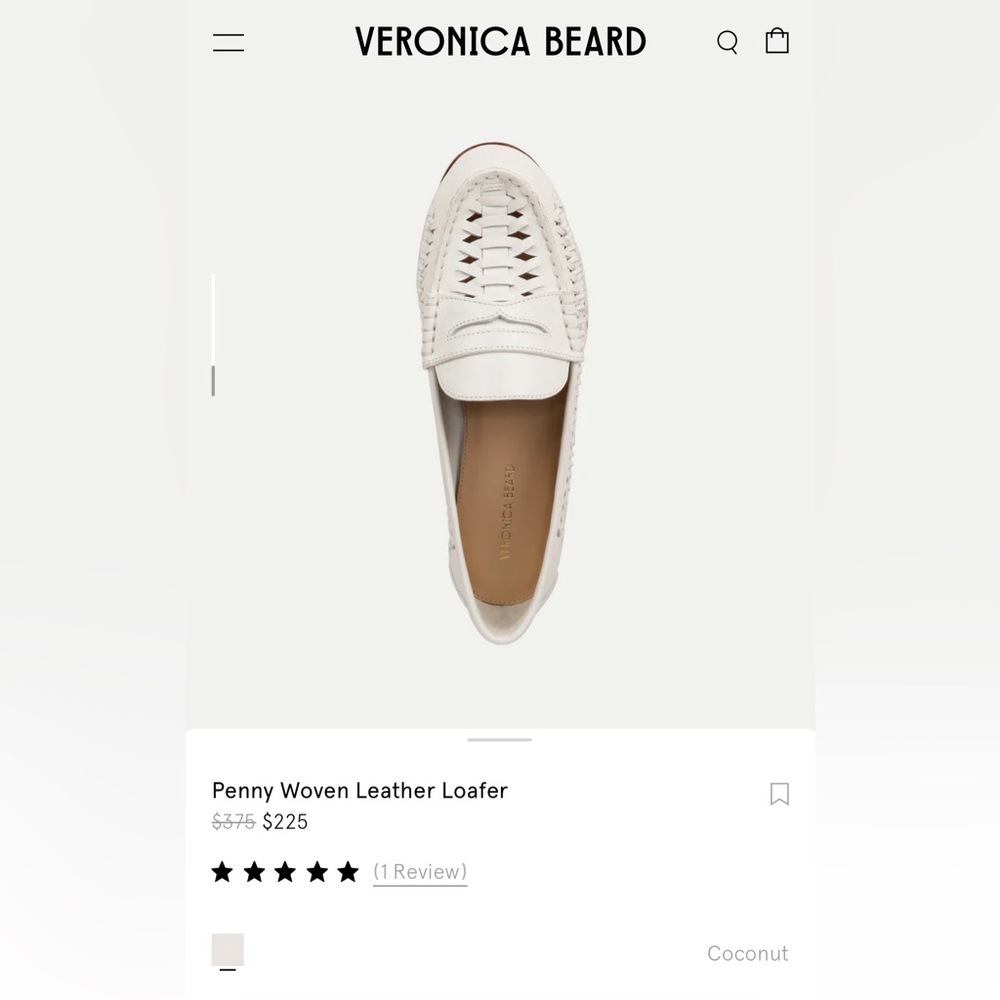 Veronica Beard Penny leather loafers